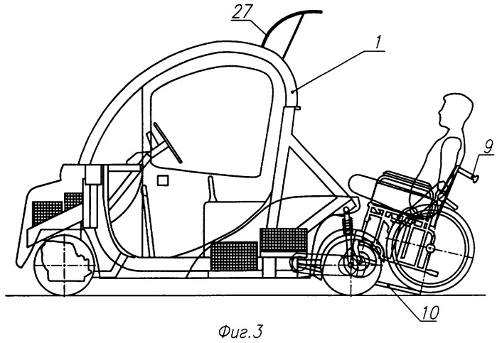 Колесное транспортное средство для инвалида в коляске (патент 2314226)