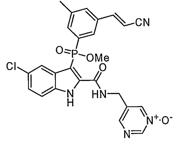 Фосфоиндолы как ингибиторы вич (патент 2393163)