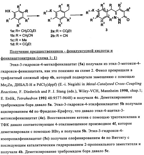 Бензилпиридазиноны как ингибиторы обратной транскриптазы (патент 2344128)