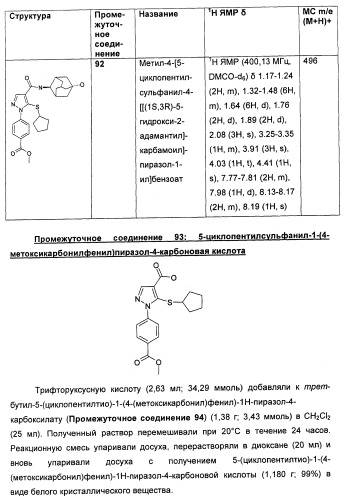 Производные пиразола в качестве ингибиторов 11-бета-hsd1 (патент 2462456)