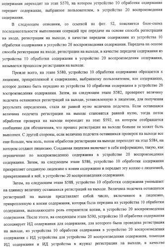 Устройство воспроизведения содержания, способы и программы управления воспроизведением содержания (патент 2310908)