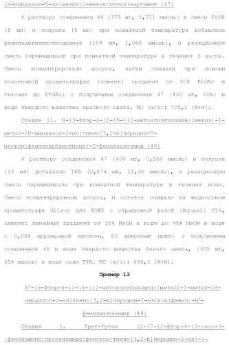 Ингибиторы активности протеинтирозинкиназы (патент 2495044)