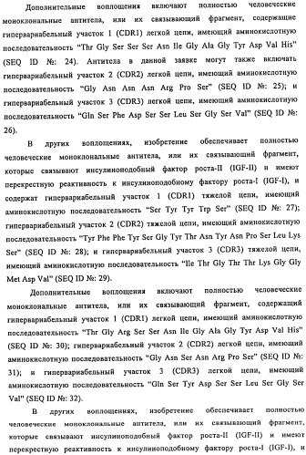 Связывающие протеины, специфичные по отношению к инсулин-подобным факторам роста, и их использование (патент 2492185)