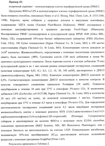 Конденсированные трициклические соединения в качестве ингибиторов фактора некроза опухоли альфа (патент 2406724)