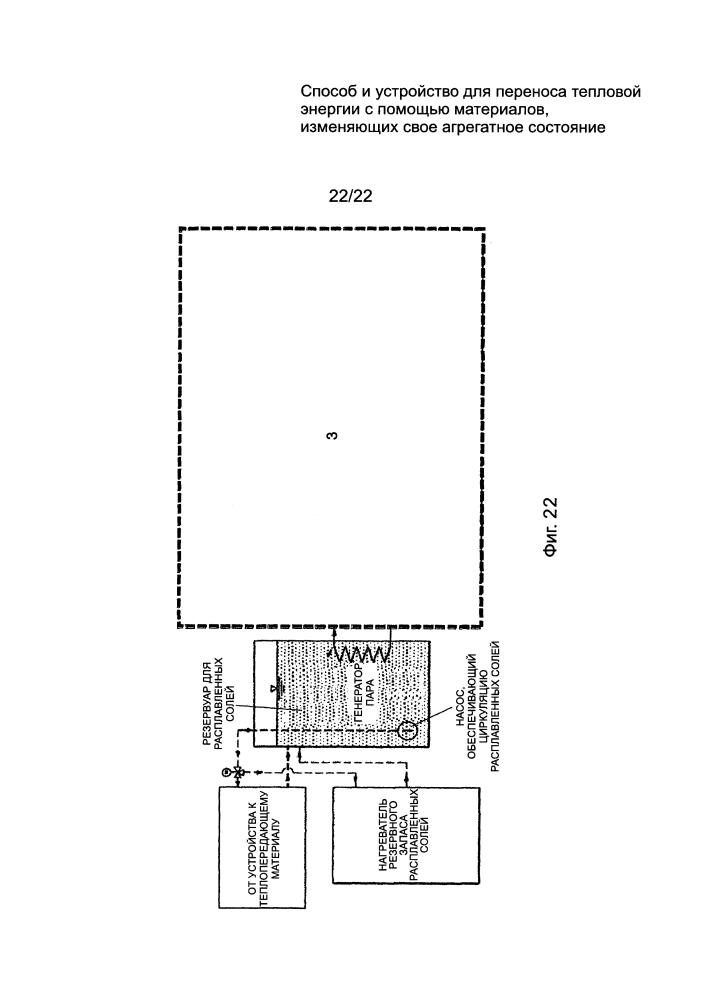 Способ и устройство для переноса тепловой энергии с помощью материалов, изменяющих свое агрегатное состояние (патент 2631855)