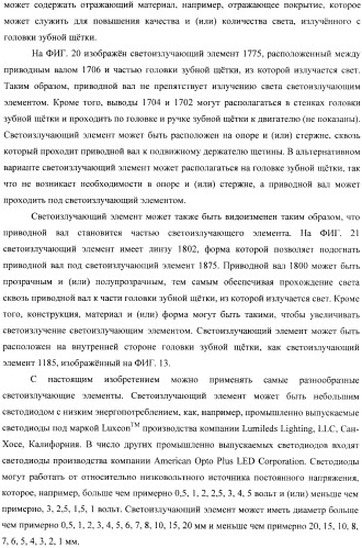 Электрическая зубная щетка, снабженная элементом с электрическим питанием (патент 2368349)