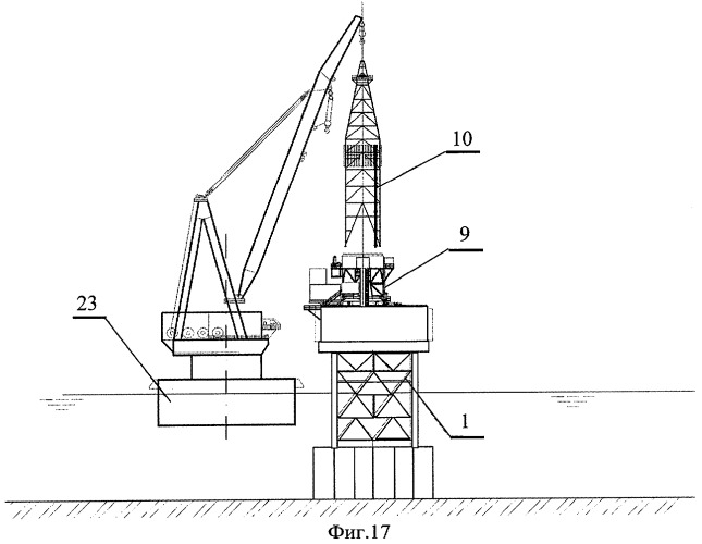 Способ сборки и морского монтажа морской стационарной платформы (патент 2273695)