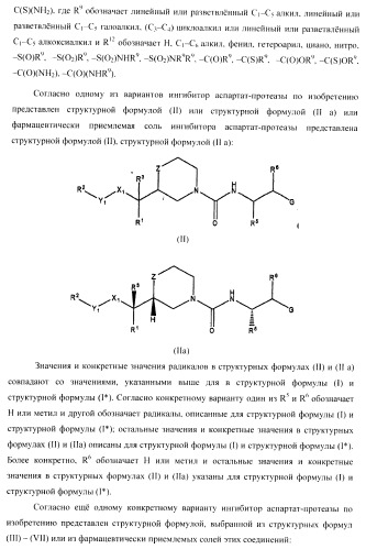 Ингибиторы аспартат-протеазы (патент 2424231)