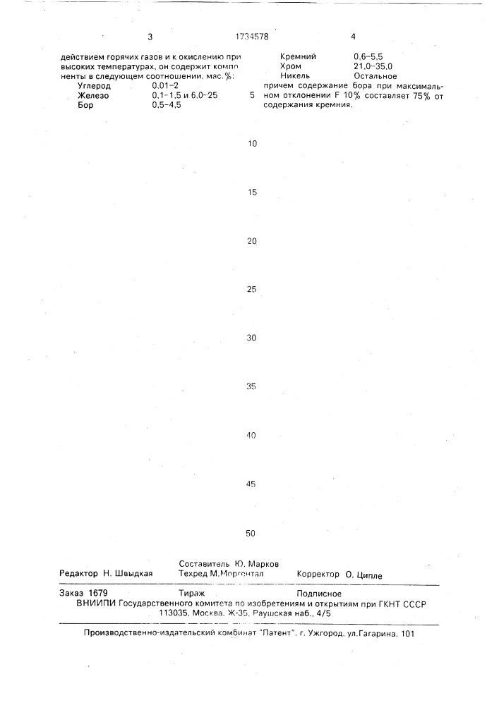 Порошковый материал для термического напыления покрытий (патент 1734578)