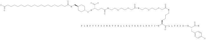 Длительно действующие агонисты рецепторов y2 и(или) y4 (патент 2504550)