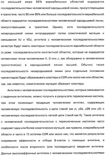 Человеческие моноклональные антитела к рецептору эпидермального фактора роста (egfr), способ их получения и их использование, гибридома, трансфектома, трансгенное животное, экспрессионный вектор (патент 2335507)