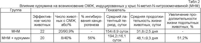 Способ профилактики канцерогенного действия метилнитрозомочевины у экспериментальных животных (патент 2410114)