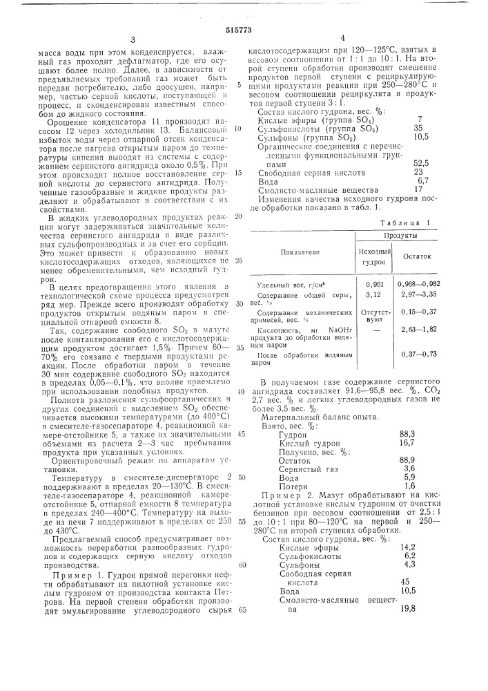 Способ переработки сернокислотных отходов (патент 515773)