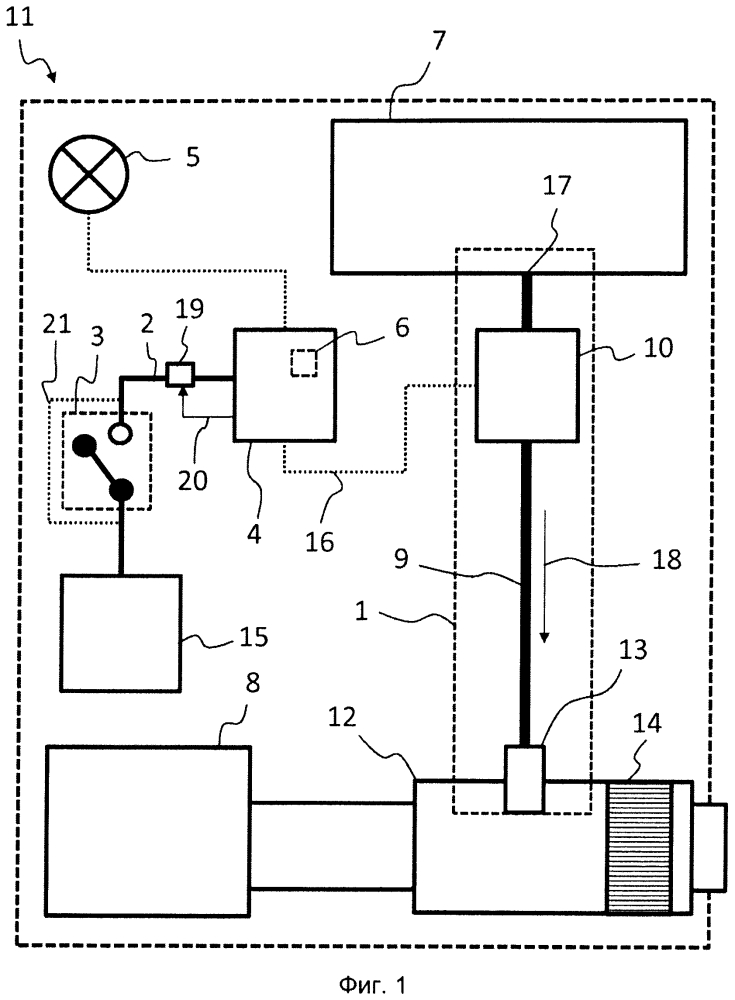 Способ и устройство для опорожнения подающего устройства для жидкой добавки (патент 2597271)