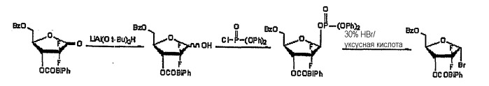 Производные 1- -галоген-2,2-дифтор-2-дезокси-d-рибофуранозы и способ их получения (патент 2346948)