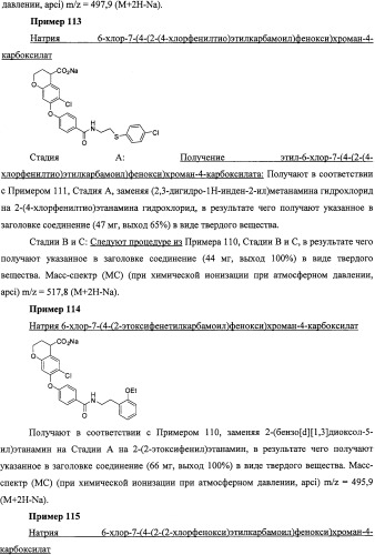 Производные феноксихроманкарбоновой кислоты, замещенные в 6-ом положении (патент 2507200)