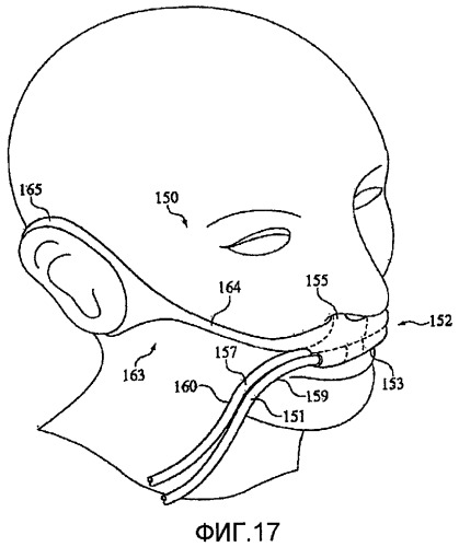 Назальный и оральный интерфейс пациента (патент 2447871)
