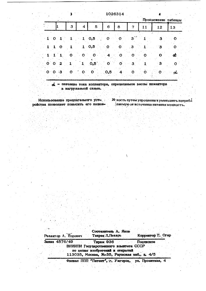 Многофункциональное логическое устройство (патент 1026314)