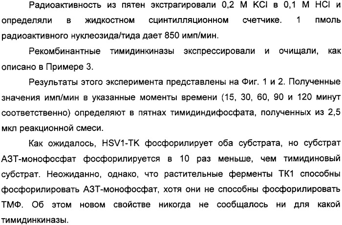Растительные тимидинкиназы и их применение (патент 2339695)