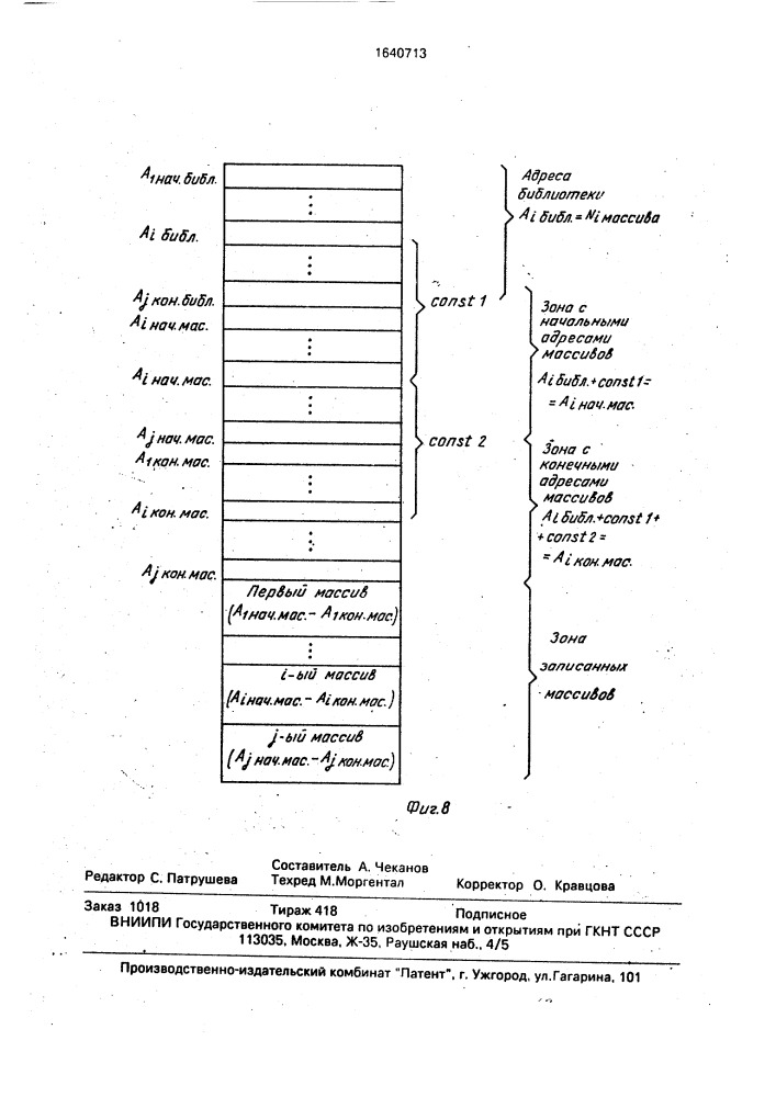 Устройство для поиска информации (патент 1640713)