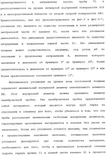 Герметичное трубное соединение с одной или несколькими наклонными опорными поверхностями, выполненное при помощи пластического расширения (патент 2339867)