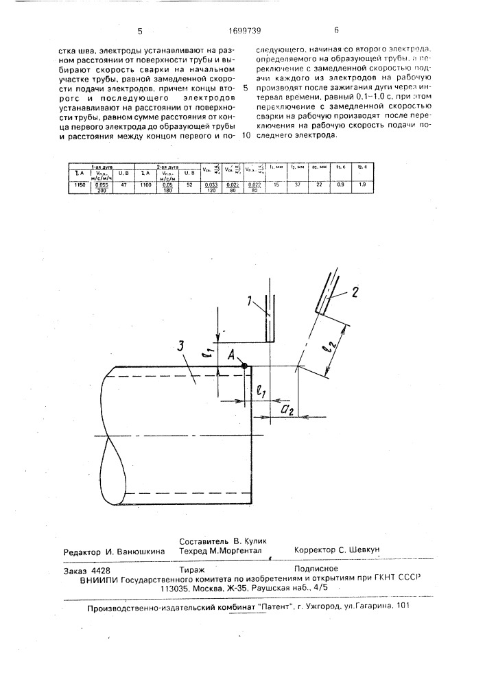 Способ многодуговой сварки плавящимися электродами (патент 1699739)