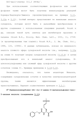 Системы михаэля в качестве ингибиторов трансглутаминазы (патент 2501806)