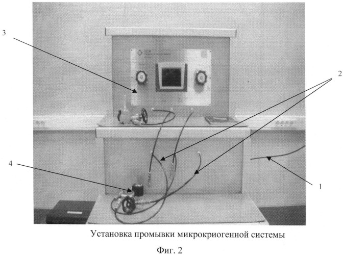 Способ заполнения замкнутых микрокриогенных систем хладагентом с предварительной промывкой внутренней полости (патент 2525819)