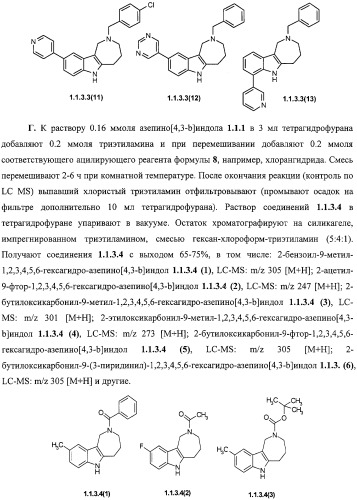 Замещенные азепино[4,3-b]индолы, фармацевтическая композиция, способ их получения и применения (патент 2317989)