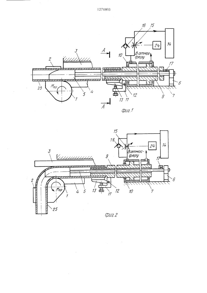 Устройство для гибки труб (патент 1274803)