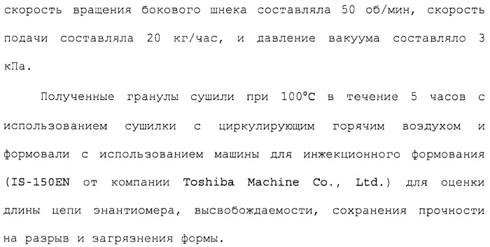 Композиция полимера молочной кислоты и формованное изделие из данной композиции (патент 2485144)