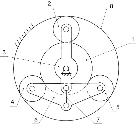 Кинематическая схема планетарного механизма