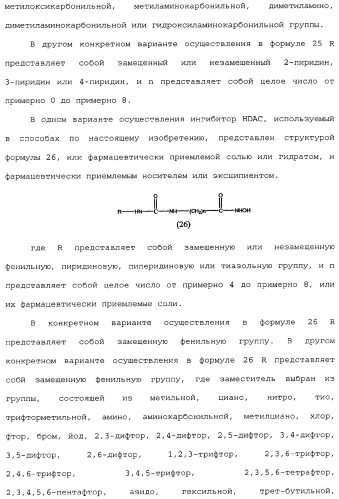 Способы лечения рака с использованием ингибиторов hdac (патент 2356547)