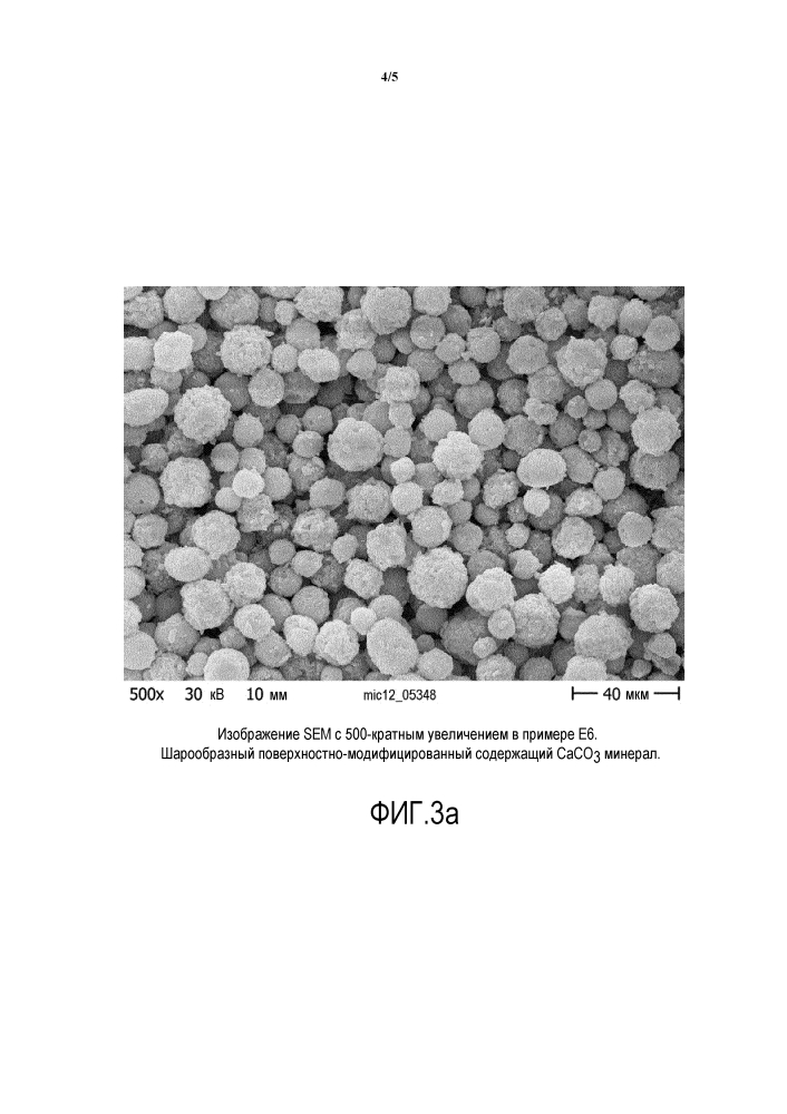 Поверхностно-модифицированный содержащий карбонат кальция минерал и его применение (патент 2616054)