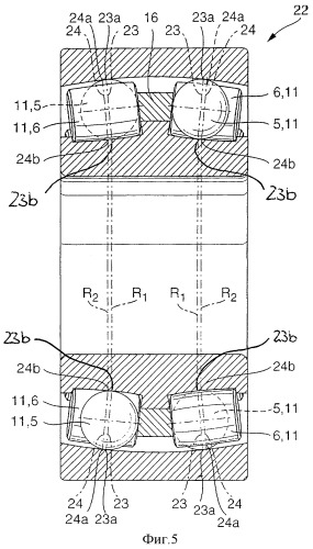 Самоустанавливающийся подшипник качения и сепаратор для самоустанавливающегося подшипника качения (патент 2319047)