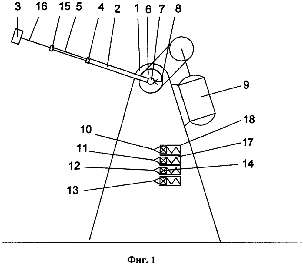 Маятниковый копер для испытания образцов материалов повторными ударами (патент 2631528)