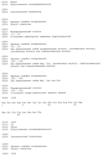Основанные на амидах пролекарства пептидов глюкагонового надсемейства (патент 2550696)
