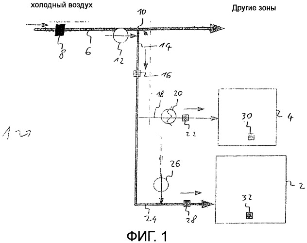 Система кондиционирования воздуха с защитой от обледенения для воздушного судна (патент 2455200)