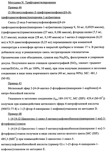 Производные 1-бензоилпиперазина в качестве ингибиторов поглощения глицина для лечения психозов (патент 2355683)