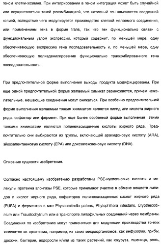 Новый ген элонгазы и способ получения полиненасыщенных кислот жирного ряда (патент 2311457)