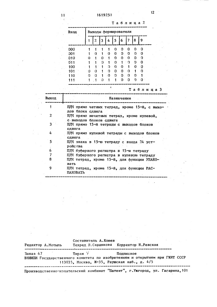 Устройство для сдвига с контролем (патент 1619250)