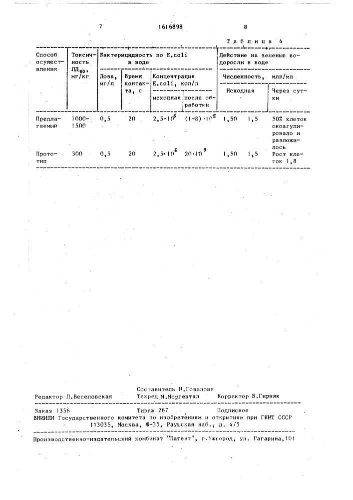 Способ получения дезинфицирующего средства (патент 1616898)