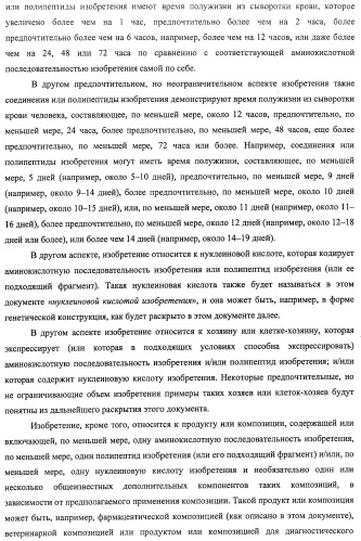 Аминокислотные последовательности, направленные на rank-l, и полипептиды, включающие их, для лечения заболеваний и нарушений костей (патент 2481355)