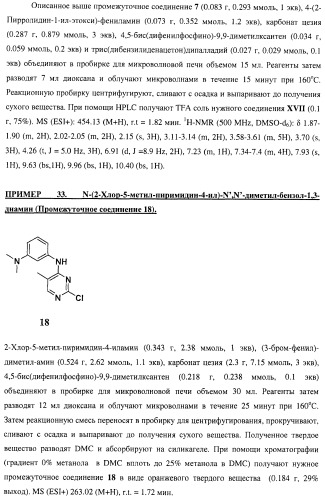 Би-арил-мета-пиримидиновые ингибиторы киназы (патент 2448959)