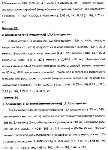 [1,2,4]оксадиазолы (варианты), способ их получения, фармацевтическая композиция и способ ингибирования активации метаботропных глютаматных рецепторов-5 (патент 2352568)