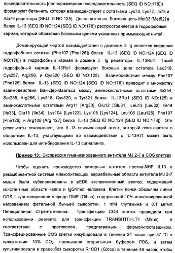 Il-13 связывающие агенты (патент 2434881)