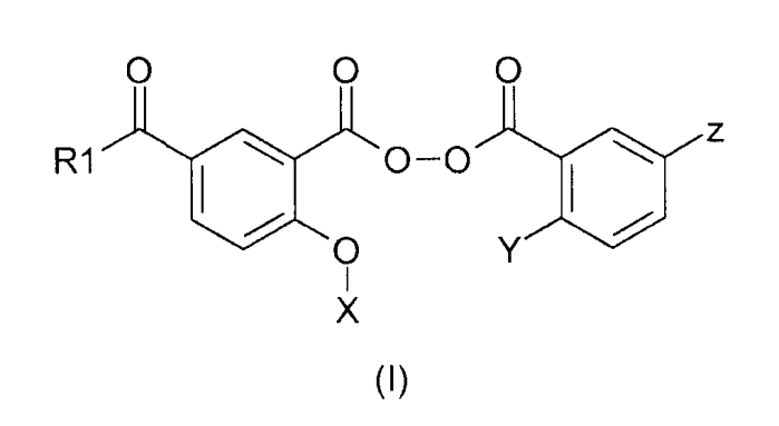 Производные дибензоилпероксидов, способ их получения и содержащие их косметические или дерматологические композиции (патент 2566825)