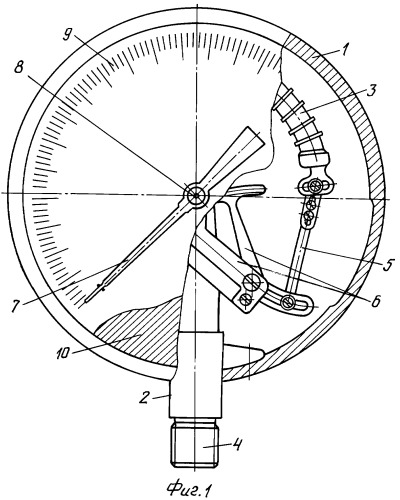Манометр прецизионный (патент 2391639)