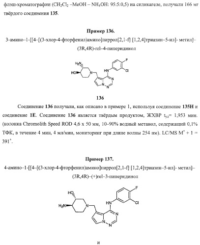 Пирролотриазиновые соединения как ингибиторы киназ (патент 2373209)