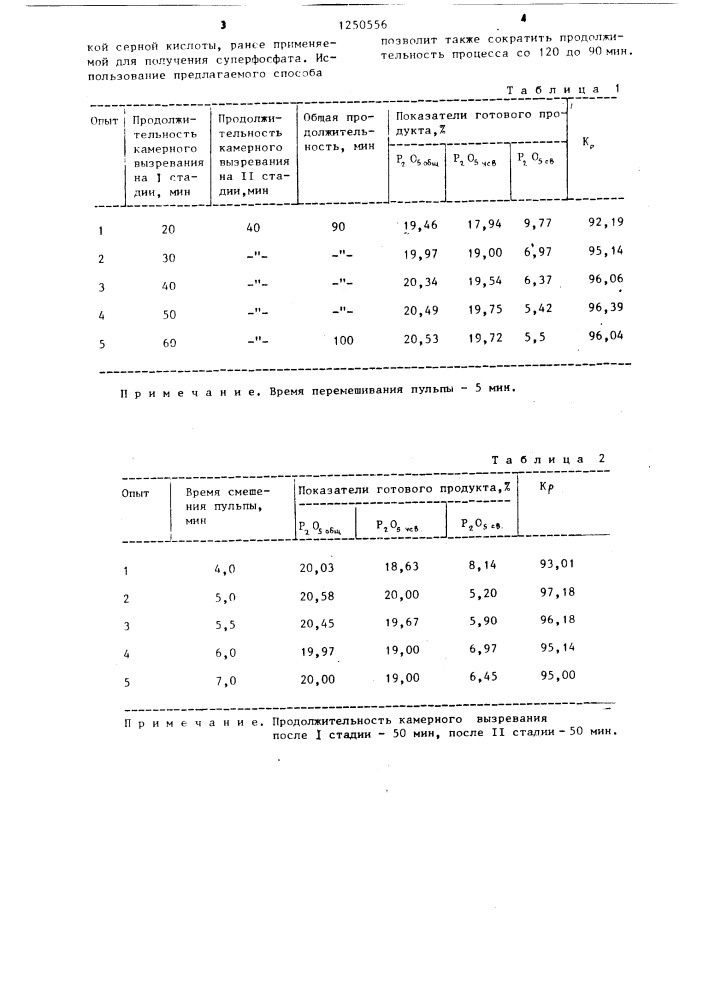 Способ получения суперфосфата (патент 1250556)